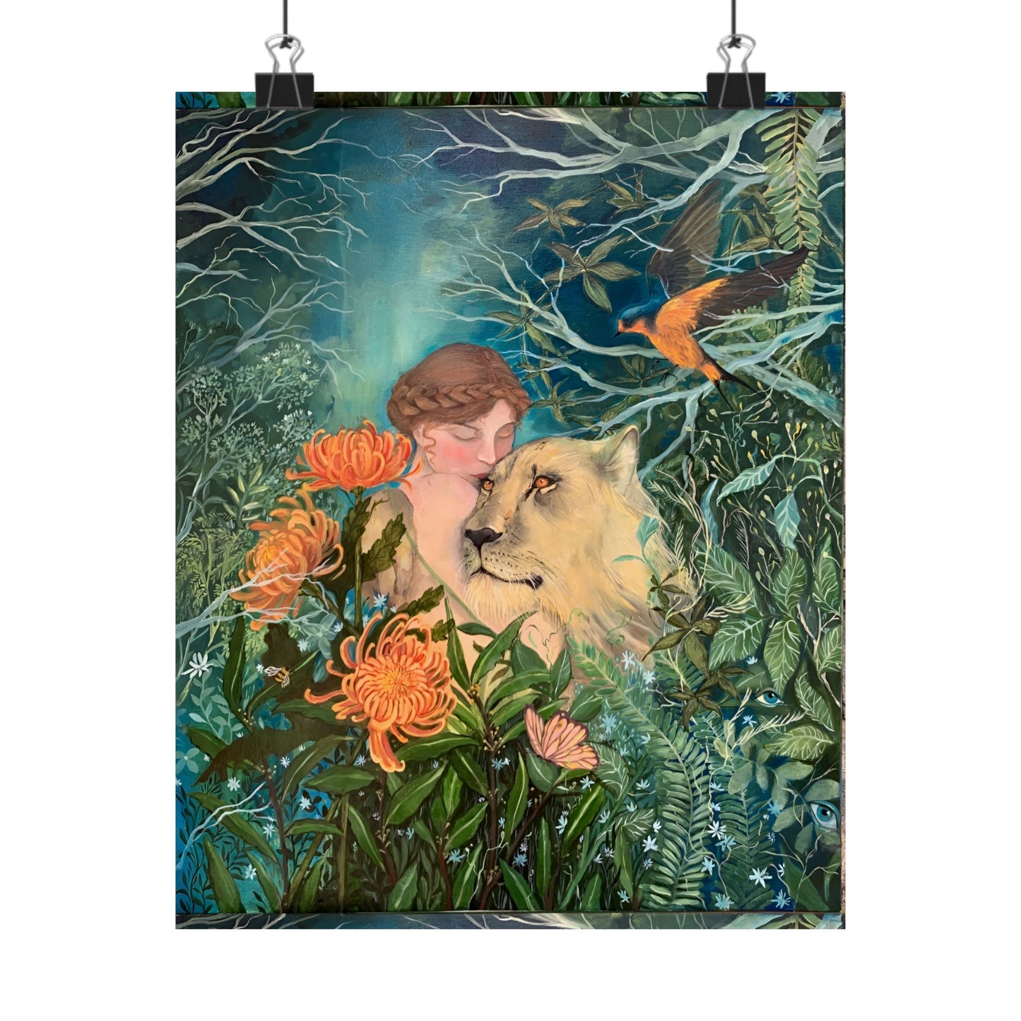 Nature-Inspired Matte Vertical Posters, Wall Art for Home Decor, Eco-Friendly Prints, Gift for Nature Lovers, Tropical Jungle Art