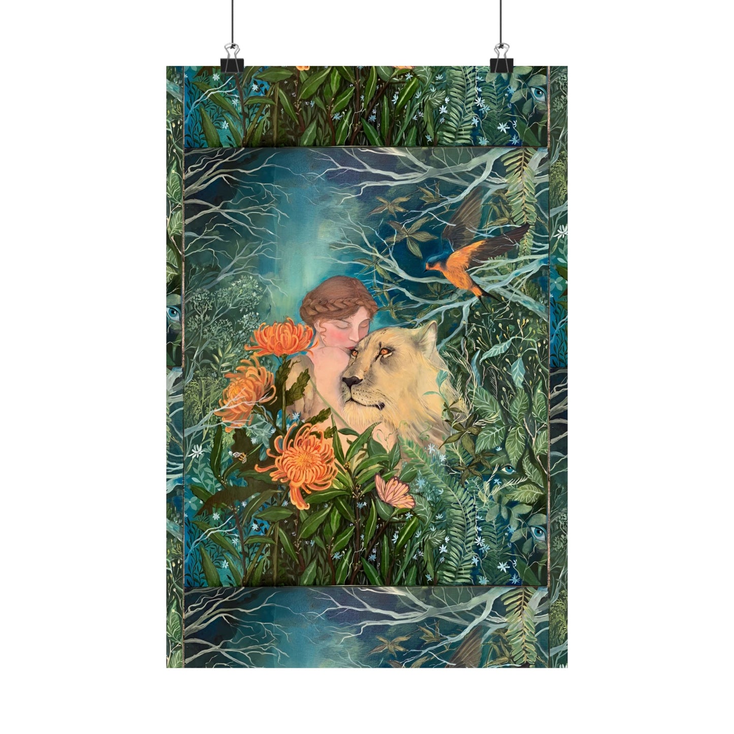 Nature-Inspired Matte Vertical Posters, Wall Art for Home Decor, Eco-Friendly Prints, Gift for Nature Lovers, Tropical Jungle Art