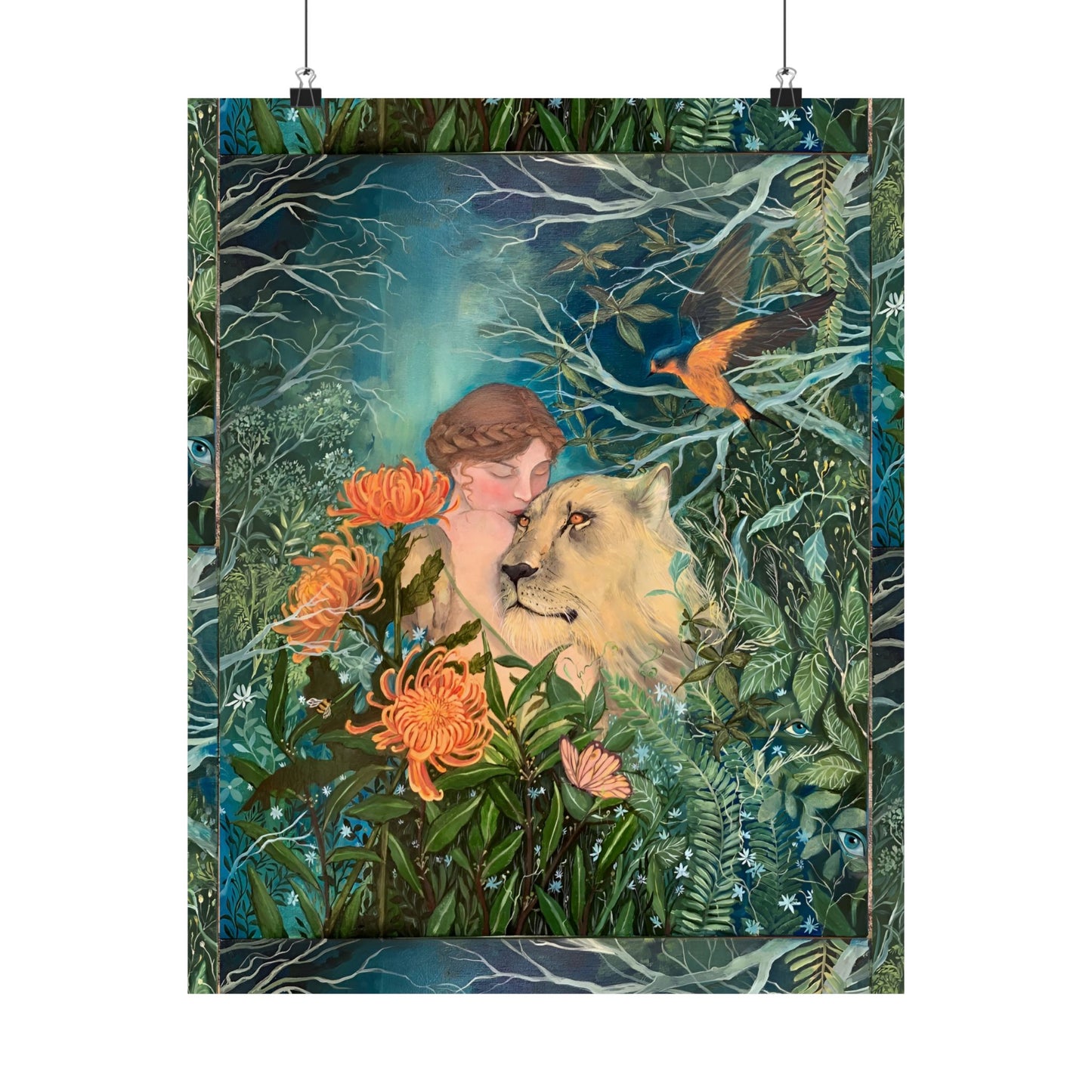 Nature-Inspired Matte Vertical Posters, Wall Art for Home Decor, Eco-Friendly Prints, Gift for Nature Lovers, Tropical Jungle Art
