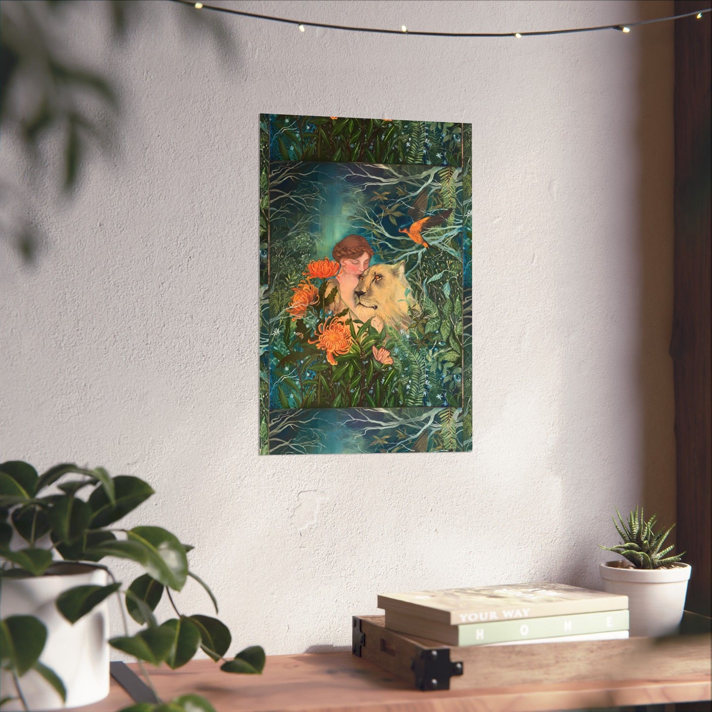 Nature-Inspired Matte Vertical Posters, Wall Art for Home Decor, Eco-Friendly Prints, Gift for Nature Lovers, Tropical Jungle Art