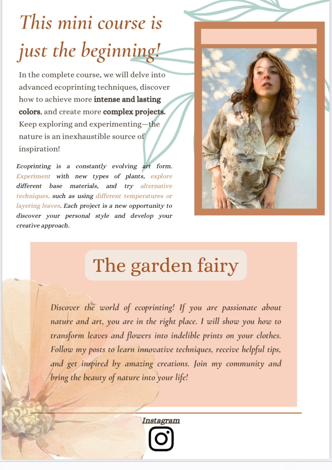 Beginner's guide for ecoprinting -PDF